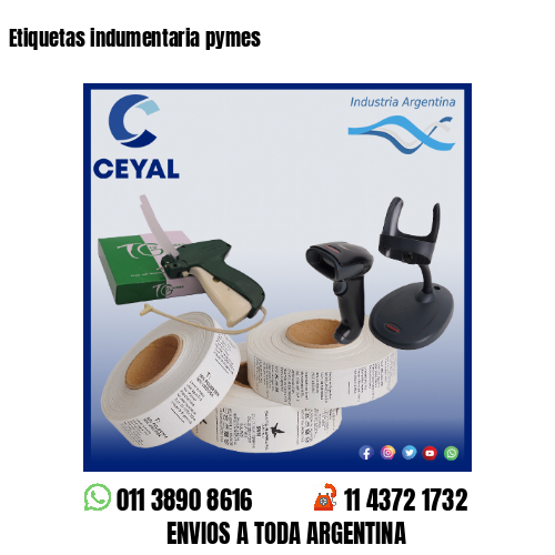 Etiquetas indumentaria pymes