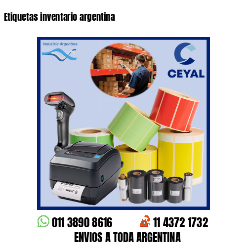 Etiquetas inventario argentina