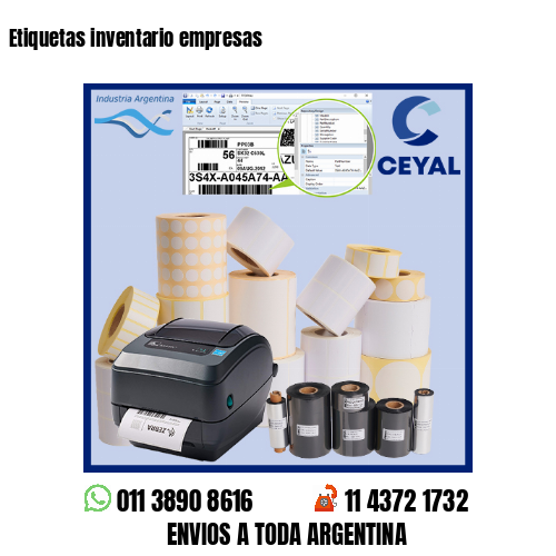 Etiquetas inventario empresas