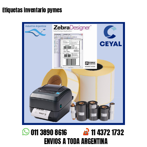 Etiquetas inventario pymes