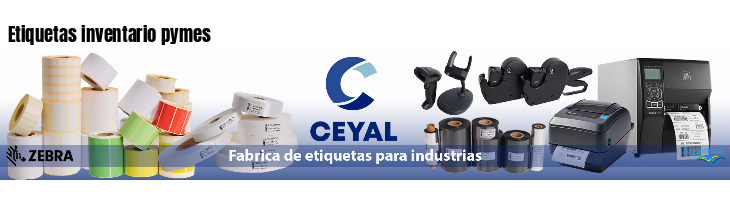 Etiquetas inventario pymes 