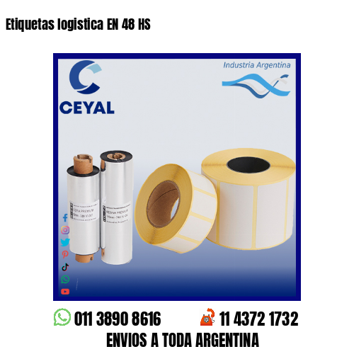 Etiquetas logistica EN 48 HS