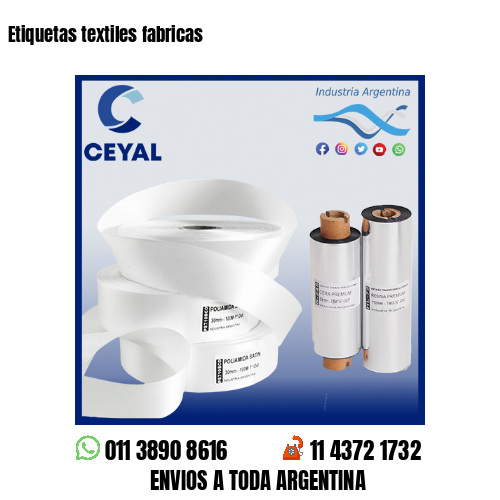 Etiquetas textiles fabricas