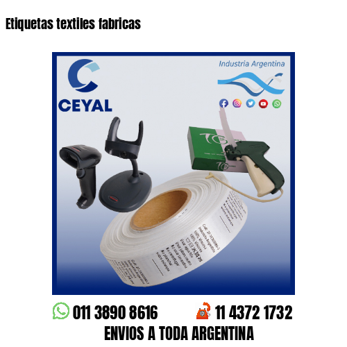 Etiquetas textiles fabricas