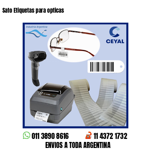 Sato Etiquetas para opticas