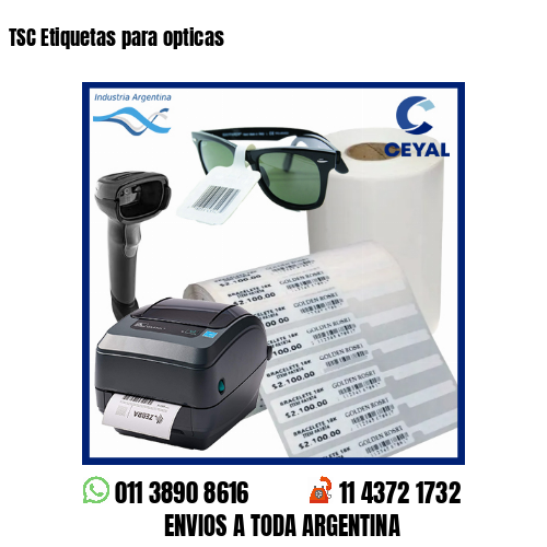 TSC Etiquetas para opticas