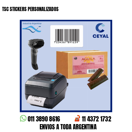TSC STICKERS PERSONALIZADOS