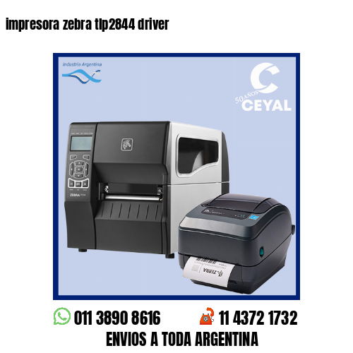 impresora zebra tlp2844 driver