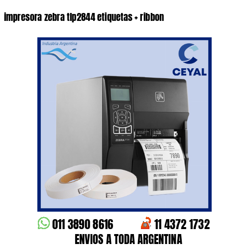 impresora zebra tlp2844 etiquetas   ribbon