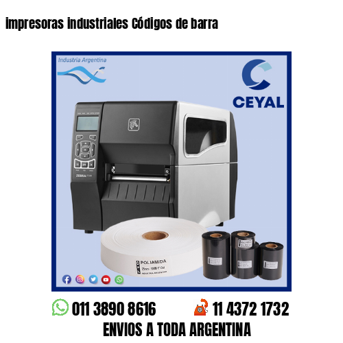 impresoras industriales Códigos de barra