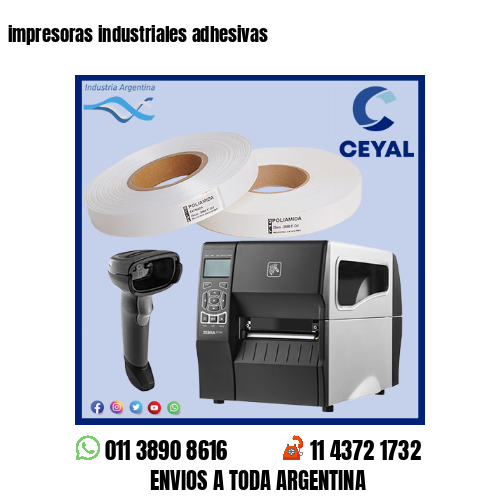 impresoras industriales adhesivas