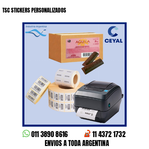 TSC STICKERS PERSONALIZADOS