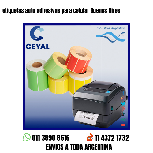 etiquetas auto adhesivas para celular Buenos Aires