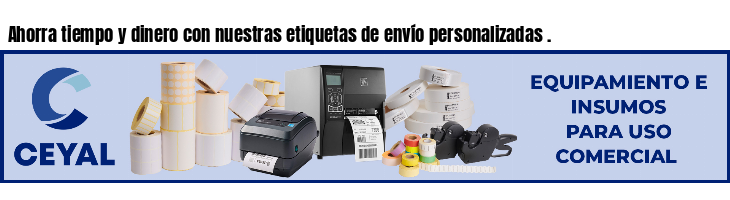 Ahorra tiempo y dinero con nuestras etiquetas de envío personalizadas .