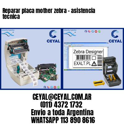 Reparar placa mother zebra – asistencia tecnica