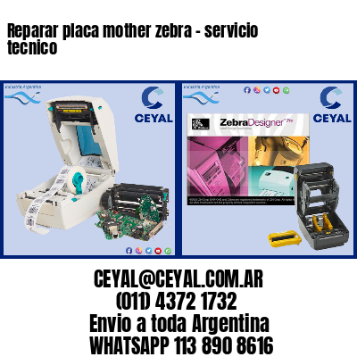 Reparar placa mother zebra – servicio tecnico