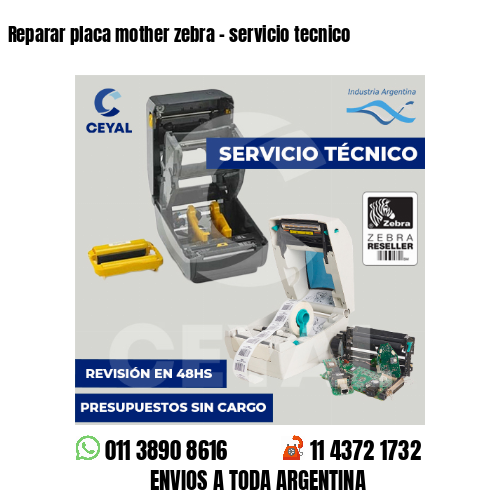Reparar placa mother zebra – servicio tecnico