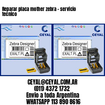 Reparar placa mother zebra – servicio tecnico