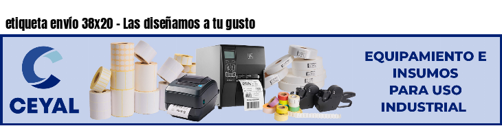 etiqueta envío 38x20 - Las diseñamos a tu gusto