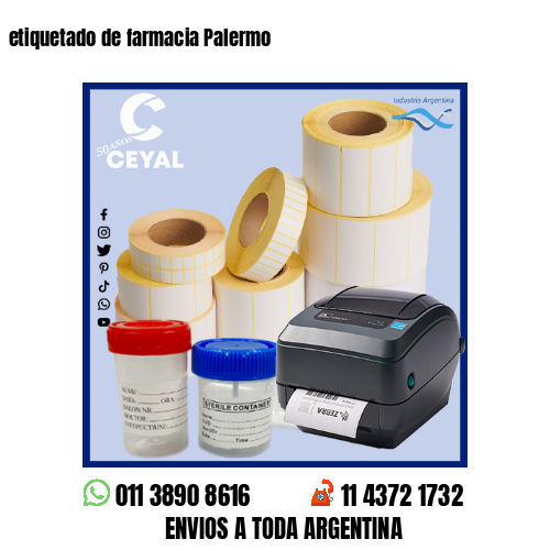 etiquetado de farmacia Palermo