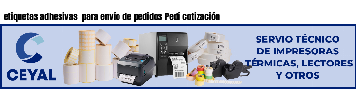 etiquetas adhesivas  para envío de pedidos Pedí cotización