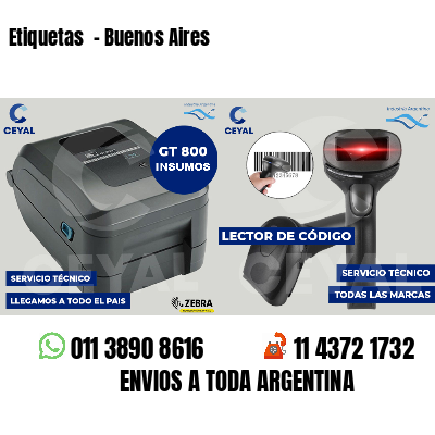Etiquetas  - Buenos Aires