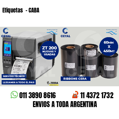 Etiquetas  - CABA