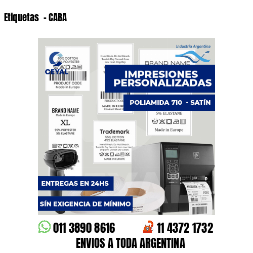Etiquetas  - CABA