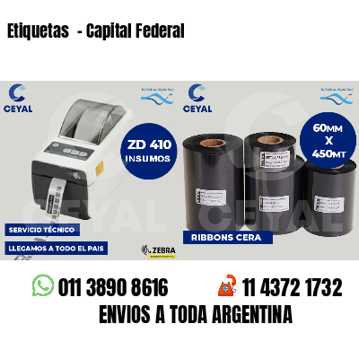 Etiquetas  - Capital Federal