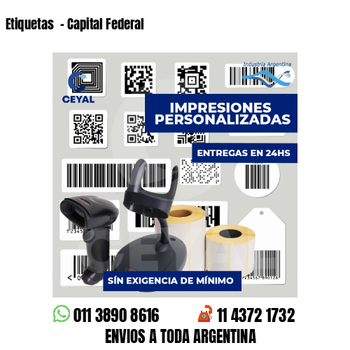 Etiquetas  - Capital Federal